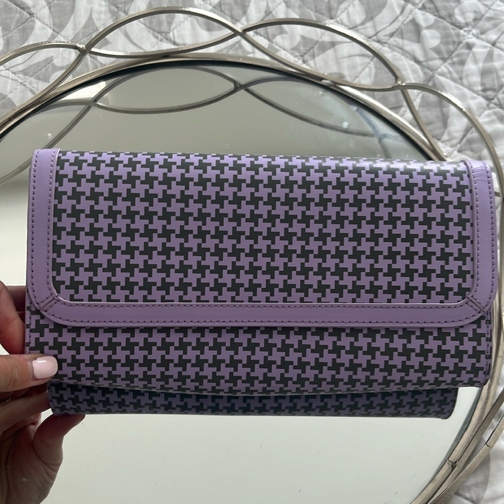 NWT Purple Baekgaard clutch purse